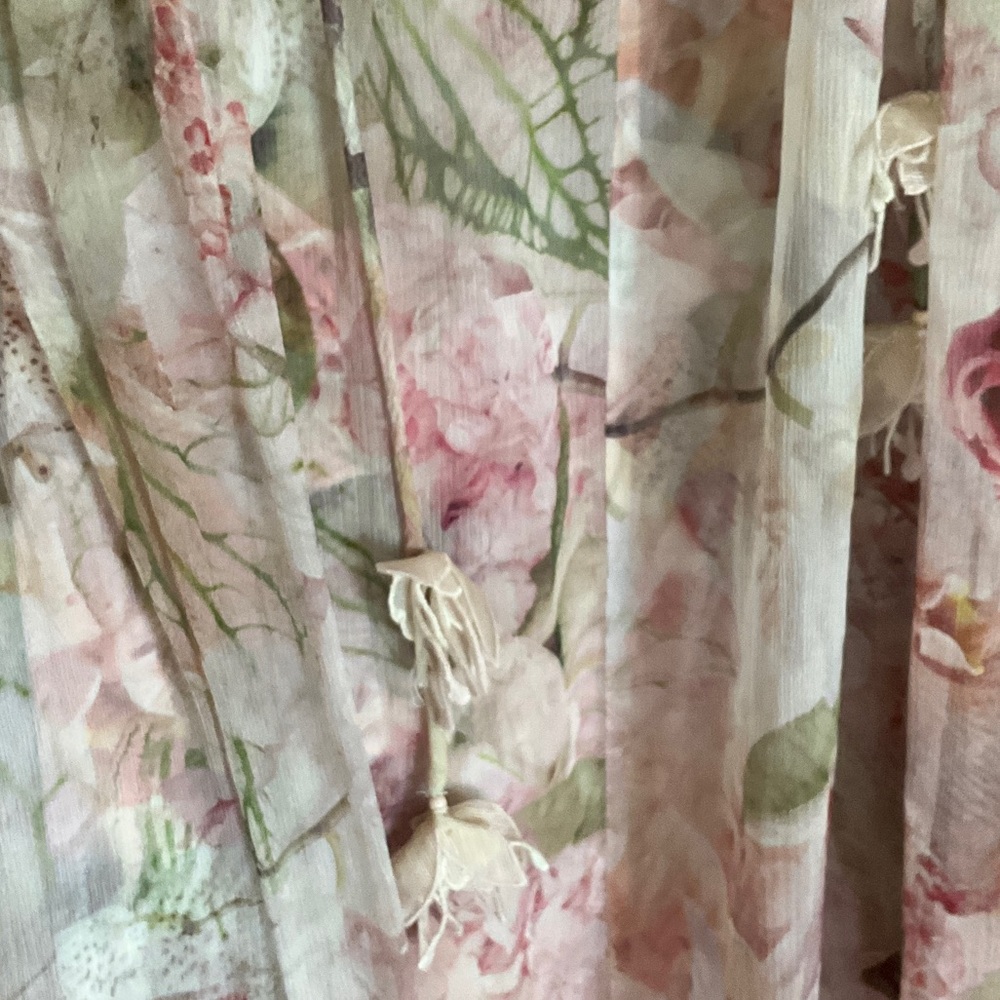 Zimmermann Floral Maxi Dress in Pink and Green - Picture 9 of 12